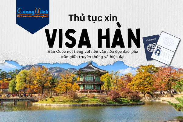 Thủ tục xin Visa đi Hàn Quốc